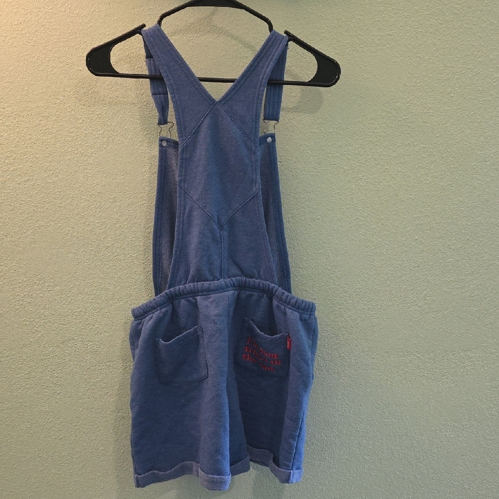Universal Blue Jumpsuit with Red Embroidery - Picture 2 of 4